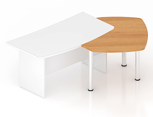Приставка КЭ 47 левая-правая, хромированные опоры.