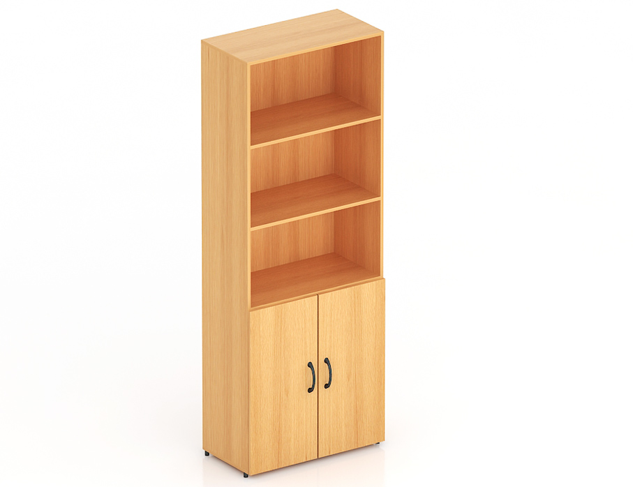К1 Канц Шкаф 3-открытые полки (700х350х1830) (ШК31+ДК32х2)