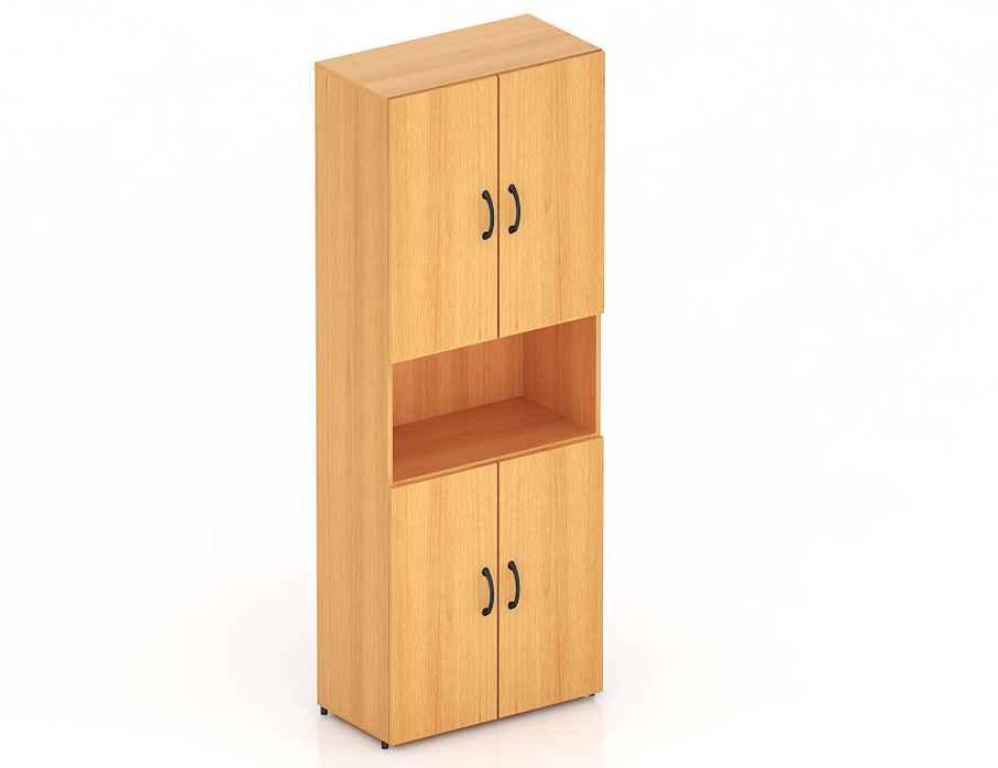 К4 Канц Шкаф высокий одна откр.полка (700х350х1830) (ШК31+ДК32х4)